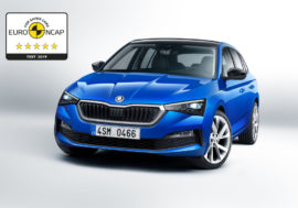 Škoda Scala si vysloužila 5 hvězdiček  v nárazových testech